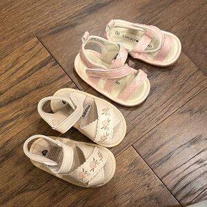 Lucky Brand Kids Sandals in Pink and Cream